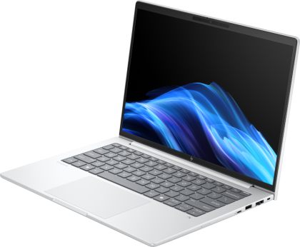 Laptop HP EliteBook 8 G1i, Procesor Intel Core Ultra 5 225H up to 4.9Ghz, 14" WUXGA (1920x1200) anti-glare 300nits, ram 16GB (1x16GB) 5600Mhz DDR5, 512GB SSD M.2 PCIe NVMe, Intel Graphics, culoare Silver, Windows11 Pro