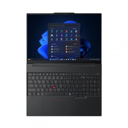Laptop ThinkPad E16 Gen 3 (AMD), Procesor AMD Ryzen 7 250 up to 5.1GHz, 16" WUXGA (1920x1200) IPS 300nits anti-glare, ram 16GB (1x16GB) 5600MHz DDR5, 512GB SSD M.2 PCIe NVMe, AMD Radeon 780M Graphics, culoare Black, No OS