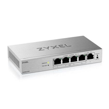 ZYXEL GS1200-5HPV3 5P 4PoE WEBMNG SWITCH