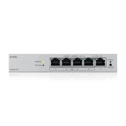 ZYXEL GS1200-5HPV3 5P 4PoE WEBMNG SWITCH