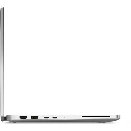 Laptop DELL PRO 14 Plus PB14250, Procesor Intel Core Ultra 7 265U vPro up to 5.3GHz, 14" FHD+ (1920x1200) IPS anti-glare, 300nits, ram 32GB (1x32GB) 5600MGz DDR5, 1TB SSD M.2 PCIe NVMe, Intel graphics, culoare silver, Windows11 Pro