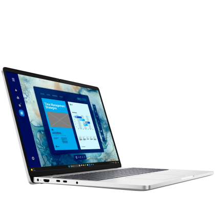 Laptop Dell Pro 16, Procesor Intel Core Ultra 7 255U up to 5.2GHz, 16" FHD+ (1920x1200) IPS anti-glare 300nits, ram 32GB (1x32GB) 5600MHz DDR5, 1TB SSD M.2 PCIe NVMe, Intel Graphics, culoare silver, Windows11 Pro