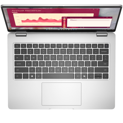 Laptop Dell Pro 14, Procesor Intel Core Ultra 5 235U vPro up to 4.9GHz, 14" FHD+ (1920x1200) IPS 300nits, ram 16GB (1x16GB) 5600MHz DDR5, 512GB SSD M.2 PCIe NVMe, Intel Graphics, culoare silver, Windoes11 Pro