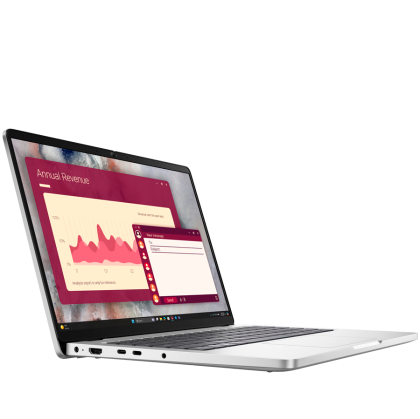 Laptop Dell Pro 14, Procesor Intel Core Ultra 5 235U vPro up to 4.9GHz, 14" FHD+ (1920x1200) IPS 300nits, ram 16GB (1x16GB) 5600MHz DDR5, 512GB SSD M.2 PCIe NVMe, Intel Graphics, culoare silver, Windoes11 Pro