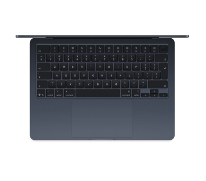 Laptop Apple MacBook Air 13", Procesor Apple M5 CPU cu 10 nuclee, GPU cu 10 nuclee, Neural Accelerators, 13.6"(2560 x 1664) IPS 500nits, ram 16GB, 1TB SSD, tastatura INT, culoare Midnight, macOS Tahoe