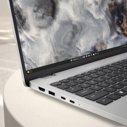 Laptop Dell Pro 16 Plus (PB16250), Procesor Intel Core Ultra 7 268V vPro up to 5.0GHz, 16" FHD+ (1920x1200) IPS anti-glare, 300nits, ram 32GB 8533MHz LPDDR5x, 512GB SSD M.2 PCIe NVMe, Intel Arc graphics, culoare silver, Windows11 Pro
