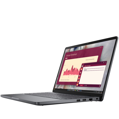Laptop Dell Pro 14, Procesor Intel Core Ultra 7 265U vPro up to 5.3GHz, 14" FHD+ (1900x1200) IPS 300nits, ram 16GB (1x16GB) 5600MHz DDR5, 512GB SSD M.2 PCIe NVMe, Intel Graphics, culoare grey, Windows11 Pro 