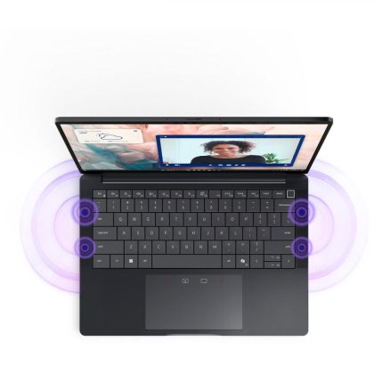 Laptop DELL PRO 13 PREMIUM (PA13250), Procesor Intel Core Ultra 7 268V vPro up to 5.0GHz, 13.3" QHD+ (2560x1600) IPS anti-glare, 500nits, touch, ram 32GB 8533MGz LPDDR5x, 1TB SSD M.2 PCIe NVMe, Intel Arc graphics, culoare grey, Windows11 Pro