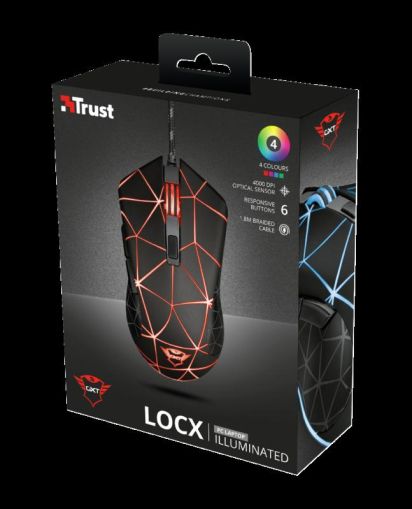 Trust GXT 133 Locx Illuminated Gaming Mo