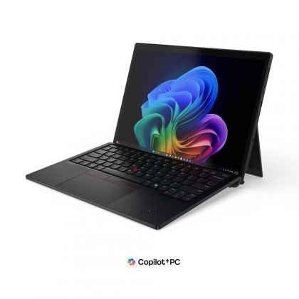 Laptop Lenovo ThinkPad X13 Detachable Gen 1, Procesor Intel Core Ultra 7 365 up to 4.8GHz, 13" 2.8K (2880x1920) IPS 500nits AG/AR/AS, Touch, ram 32GB soldered 7467MHz LPDDR5x, 1TB SSD M.2 PCIe MNVe, Intel Graphics, culoare Black, Windows11 Pro