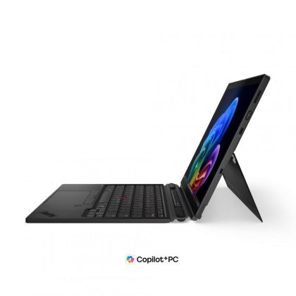 Laptop Lenovo ThinkPad X13 Detachable Gen 1, Procesor Intel Core Ultra 7 365 up to 4.8GHz, 13" 2.8K (2880x1920) IPS 500nits AG/AR/AS, Touch, ram 32GB soldered 7467MHz LPDDR5x, 1TB SSD M.2 PCIe MNVe, Intel Graphics, culoare Black, Windows11 Pro