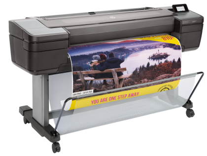 Plotter HP DesignJet Z6 44 inch, A0, V-Trimmer, 2400x1200DPI, RAM 4GB, 500GB HDD, USB, retea, 3-in core adaptor, suport pentru imprimantă, recipient pentru suporturi, starter toner.