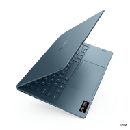 Laptop Lenovo Yoga Slim 7 14AKP10, Procesor AMD Ryzen AI 5 340 up to 4.8MHz, 14" 2.8K WQXGA+ (2880x1800) OLED 1100nits, ram 16GB soldered 7500MHz LPDDR5x, 1TB SSD M.2 PCIe NVMe, AMD Radeon 840M Graphics, culoare Tidal Teal, No OS 