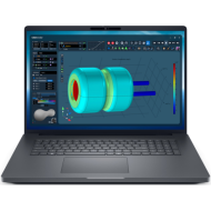 Laptop Dell Pro Max 18 Plus MB18250, Procesor Intel Core Ultra 7 265HX vPro, up to 5.3GHz, 18" QHD+(2560x1600)IPS anti-glare, 500nits, ram 32GB(2x16GB)6400MHz DDR5, 1TB SSD M.2 PCIe NVMe, NVIDIA RTX PRO 3000 Blackwell 12GB GDDR7, culoare black, Linux