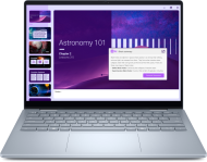 Laptop Dell 2-in-1 14Plis DB04250, Procesor Intel Core Ultra 7 256V up to 4.8GHz, 14" FHD+ (1920x1080) IPS anti-glare, 300nits, touch, ram 16GB onbord 8533MHz LPDDR5x, 512GB SSD M.2 PCIe NVMe, Intel Arc Graphics 140V, culoare albastru, Windows11 Pro  