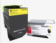LEXMARK 71B0040 YELLOW TONER CARTRIDGE