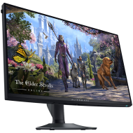 Dell Alienware AW2725QF Gaming Monitor,27" 4K,Dual-Resolution 3840x2160/180Hz(4K mode),1920x1080/360Hz(FHD mode),95% DCI-P3,600cd/m2(HDR peak),178/178,1xDP 1.4, 2xHDMI 2.1, 1xUSB-B 3.2 Gen1, 1xUSB-C 3.2 Gen1, 1xUSB-A 3.2 Gen1,Height,Tilt,Swivel,Pivot