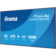 yama ProLite LH6575UHS-B2AG 65" Diagonal Class (64.5" viewable) LED-backlit LCD display digital signage  built-in media player SDM Slot PC 4K UHD (2160p) 3840 x 2160 black matte