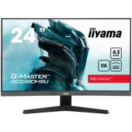 IIYAMA Monitor LED GC2480HSU-B1 23.6" VA Curved 1920 x 1080 180Hz 300 cd/m 3000:1 HDMI DP USB HUB Tilt