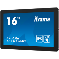 15,6" PCAP Bezel Free 10P Touch, 1920x1080, DisplayPort, HDMI, VGA, 405cd/m2 (with touch), USB Interface, Through Glass (Gloves) mode, External Power Adapter, MultiTouch only with supported OS, Open frame model with seal, IP65 front