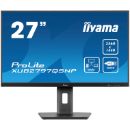 IIYAMA Prolite XUB2797QSNP-B1 Business Monitor - 68.5 cm (27''), WQHD (2560x1440), IPS LED, 100Hz, 300 cd/m², matte / black