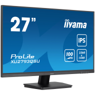 IIYAMA Monitor LED XU2793QSU-B7 27" IPS 2560 x 1440 @100Hz 16:9 300 cd/m²  1300:1 1ms HDMI DP USB Hub 3.2 Tilt