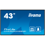 43" 3840x2160, UHD IPS, Haze 1%, 800cd/m2, Signal FailOver, SP 2x 10W, HDMI 2x, DP, USB 2.0 x2, WiFi, LAN, Media Play USB Port, Control LAN / RS232C, iiSignage2 (CMS/DMS), E-Share, Android 11 OS, 24/7, VESA (400x400)