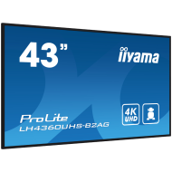 IIYAMA LFD LH4360UHS-B2AG 42.5" VA 3840 x 2160 @60Hz  	500 cd/m² 5000:1 8.5ms Android 11 OS, iiSignage², FailOver, EShare landscape, portrait 3y