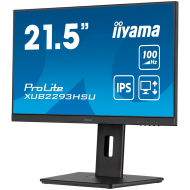 21,5" IPS-panel, 1920x1080@100Hz, 15cm Height Adj. Stand, 300cd/m2, Speakers, HDMI, DisplayPort, 1ms MPRT, USB 2x2.0