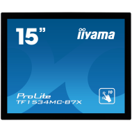 15" PCAP Bezel Free 10P Touch, 1024x768, Anti-Fingerprint coating, VGA, DisplayPort, HDMI, 330cd/m2 (with touch), Through Glass (Gloves), USB Interface, External Power Adapter, MultiTouch with supported OS, Open frame model, IP65 front