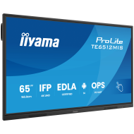 Iiyama ProLite TE6512MIS-B4AG 65" Diagonal Class LED-backlit LCD display interactive digital signage (multi touch) / optional slot-in PC capability 4K UHD (2160p) 3840 x 2160 Direct LED matte black (