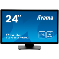 24" IPS Bonded PCAP, 10P Touch with AG and Anti-Finger print coating, 1920x1080, Flat Bezel Free Glass Front, HDMI, DisplayPort, 345cd/m2 (with touch), USB Hub 2x 3.2, Speakers