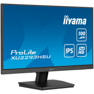 IIYAMA Prolite XU2293HSU-B7 Business Monitor - 54.5 cm (21.5"), FULL HD (1920x1080), IPS LED, 100Hz, 300 cd/m², matte / black