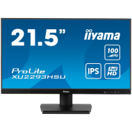 IIYAMA Prolite XU2293HSU-B7 Business Monitor - 54.5 cm (21.5"), FULL HD (1920x1080), IPS LED, 100Hz, 300 cd/m², matte / black