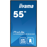 IIYAMA LFD LH5560UHS-B2AG 55" VA 4K UHD professional digital signage display 16:9 500 cd 4000:1 6.5ms Android 11 OS, FailOver, iiSignage, EShare