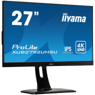 IIYAMA Prolite XUB2792UHSU-B6 Business Monitor - 68.5 cm (27''), 4K UHD (3840x2160), IPS LED, 60Hz, 4ms, 350 cd/m², matte / black