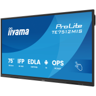 75" iiWare13E , Android 14, 8/128GB, 40-Points PureTouch IR with Zero Gap - Air bonding, 3840x2160, UHD VA panel, Fan-less, Speakers 2x 20W front, VGA, HDMI 2x HDMI-out, 2x USB-C max 65W PD), Audio mini-jack and Optical Out (S/PDIF), USB Touch Interf