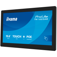 IIYAMA Touch Monitor TW1623AS-B3P 15.6" PCAP 10pt touchscreen PC with Android, PoE Technology and iiSignage