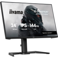 24 inch IPS Gaming G-Master Black Hawk FreeSync 1920x1080 144Hz 300cd/m2 HDMI DisplayPort 1ms MPRT Adaptive Sync Speakers USB 2x 2.0 Black Tuner 15cm Height Adj Stand