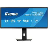 XUB3493WQSU-B6 34'' IPS Ultra wide flat screen with PIP, PBP and height adjustable stand