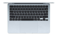 Laptop Apple MacBook Air 13", Procesor Apple M5 CPU cu 10 nuclee, GPU cu 10 nuclee, Neural Accelerators, 13.6"(2560 x 1664) IPS 500nits, ram 16GB, 1TB SSD, tastatura INT, culoare Sky Blue, macOS Tahoe