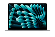Laptop Apple MacBook Air 15", Procesor Apple M5 CPU cu 10 nuclee, GPU cu 10 nuclee, Neural Accelerators, 15.3"(2880 x 1864) IPS 500nits, ram 16GB, 512GB SSD, tastatura INT, culoare Silver, macOS Tahoe