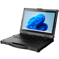 ONERugged N14M, 14inch rugged laptop, IP65, Ultra 7 155H 32GB DDR5 + 512GB SSD + GPS + Fingerprint, No 4G, Win11 Pro without license, EU adapter