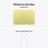 Laptop Apple MacBook Neo 13", Procesor Apple A18 Pro, CPU cu 6 nuclee, GPU cu 5 nuclee, Neural Engine 16 nuclee, 13"(2408 x 1506) IPS 500nits, ram 8GB, 256GB SSD, tastatura INT, culoare Citrus, macOS Sequoia