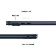 Laptop Apple MacBook Air 13", Procesor Apple M5 CPU cu 10 nuclee, GPU cu 10 nuclee, 13.6"(2560 x 1664) IPS 500nits, ram 32GB, 512GB SSD, tastatura INT, culoare Midnight, macOS Sequoia