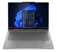 Laptop Lenovo ThinkPad X1 2-in-1 Gen 10 Aura Edition, Procesor Intel Core Ultra 7 258V up to 4.8Ghz, 14" 2.8K (2880x1800) OLED 500nits AR / AS, touchscreen, ram 32GB soldered 8533Mhz LPDDR5x, 1TB M.2 PCIe NVMe, Intel Arc Graphics 140V, culoare Grey, Windo