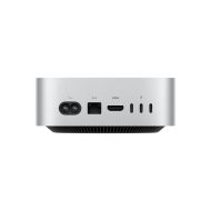 Desktop Apple Mac Mini M4, Procesor Apple M4 cu CPU 10 core, GPU 10 core, ram 16GB, 512GB SSD M.2 PCIe NVMe, culoare Silver, macOS Sequoia