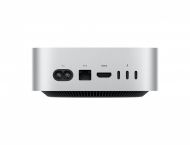 Desktop Apple Mac Mini M4, Procesor Apple M4 cu CPU 10 core, GPU 10 core, ram 24GB, 1TB SSD M.2 PCIe NVMe, culoare Silver, macOS Sequoia