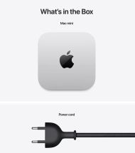 Desktop Apple Mac Mini M4 Pro, Procesor Apple M4 Pro cu CPU 14 core, GPU 20 core, ram 64GB, 2TB SSD M.2 PCIe NVMe, culoare Silver, macOS Sequoia