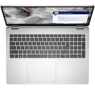 Laptop Dell Pro 16 Plus, Procesor Intel Core Ultra 5 236V vPro up to 4.7GHz, 16" FHD+ (1920x1200) IPS anti-glare 300nits, ram 16GB onboard 8533MHz LPDDR5, 1TB SSD M.2 PCIe NVMe, Intel Arc Graphics, culoare silver, Windows11 Pro